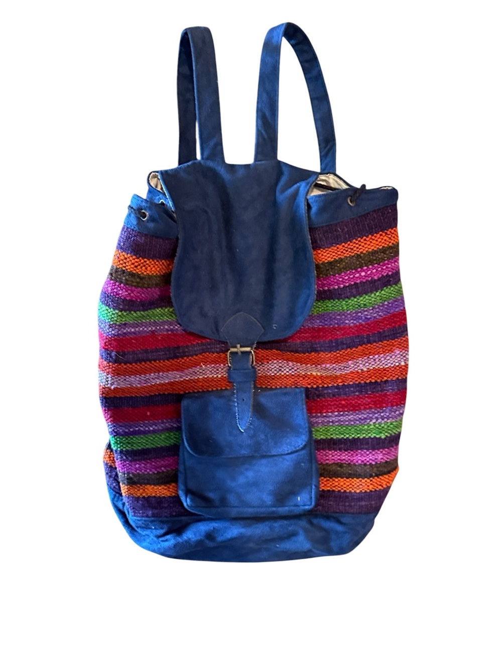 Sumac Qhantaty Artesanias Peruvian Made Colorful Boho Backpack